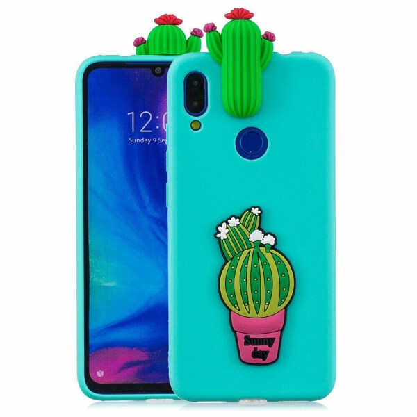 

Силиконовый (TPU) чехол UniCase 3D Cartoon Pattern для Xiaomi Redmi Note 7 / Note 7 Pro - Cactus