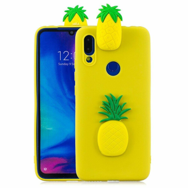 

Силиконовый (TPU) чехол UniCase 3D Cartoon Pattern для Xiaomi Redmi 7 / Redmi S3 / Redmi Y3 - Pineapple