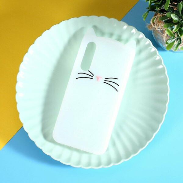 

Силиконовый (TPU) чехол Deexe Cat 3D Series для Xiaomi Mi 9 SE (Special Edition) - White