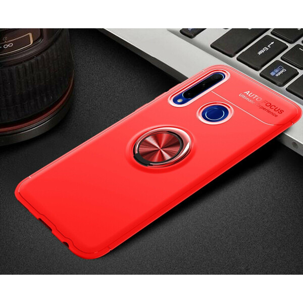 

Защитный чехол UniCase Magnetic Ring для Huawei Honor 10i / Honor 20i / P Smart Plus 2019 - Red