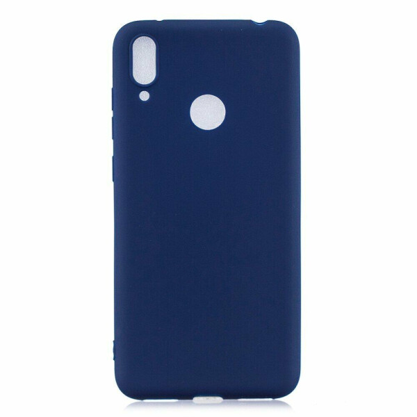

Силиконовый (TPU) чехол Deexe Matte Case для Huawei Y7 (2019) - Dark Blue