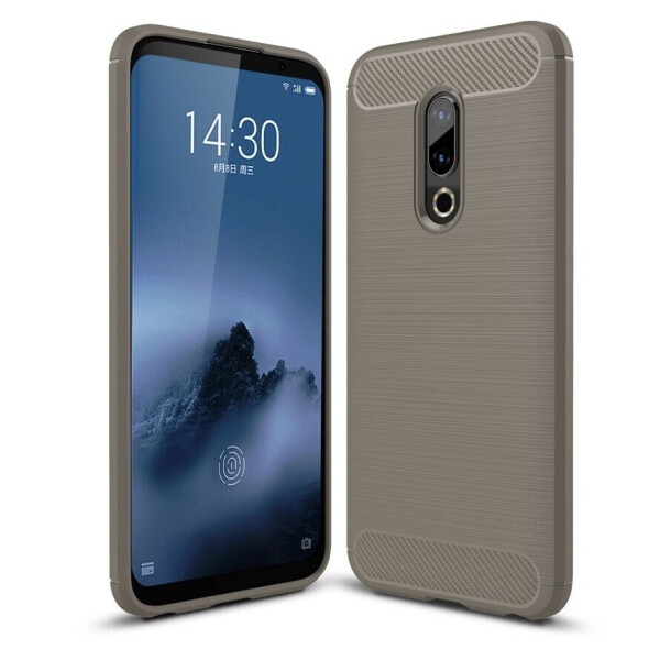 

Защитный чехол UniCase Carbon для Meizu 16 Plus - Grey
