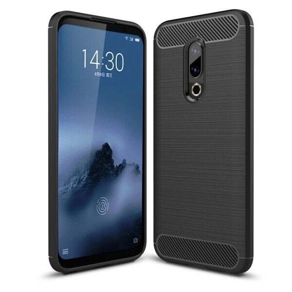 

Защитный чехол UniCase Carbon для Meizu 16 Plus - Black