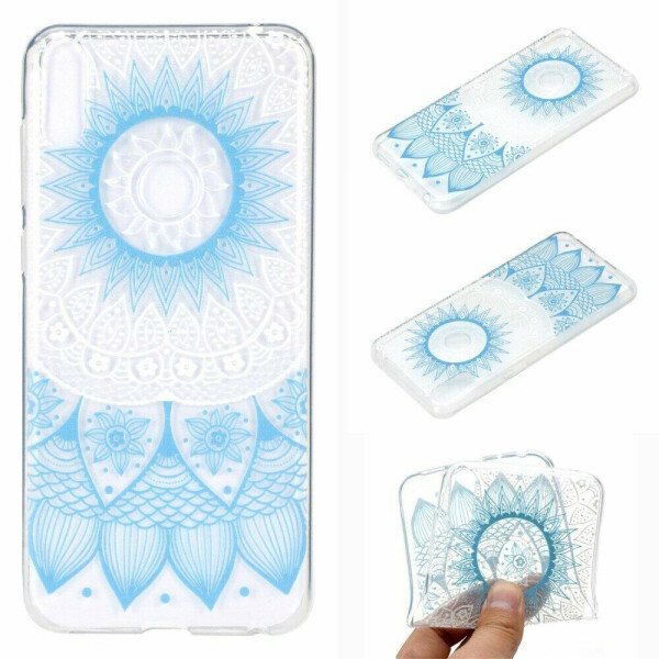 

Силиконовый (TPU) чехол Deexe Pretty Glossy для ASUS Zenfone Max (M2) ZB633KL - Blue Mandala
