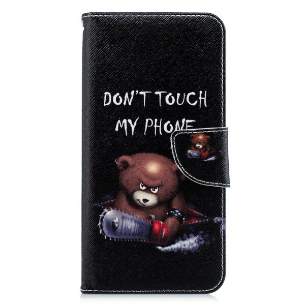 

Чехол-книжка Deexe Color Wallet для Xiaomi Redmi Note 5 / Note 5 Pro - Brown Bear and Warning Words