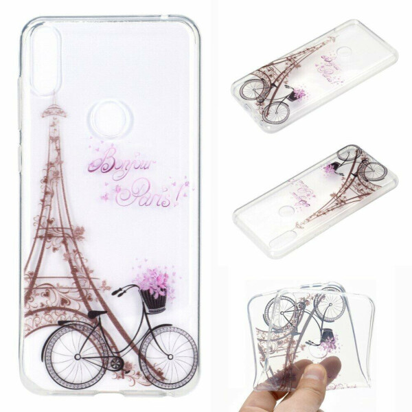 

Силиконовый (TPU) чехол Deexe Pretty Glossy для ASUS Zenfone Max Pro (M2) ZB631KL - Eiffel Tower and Bicycle