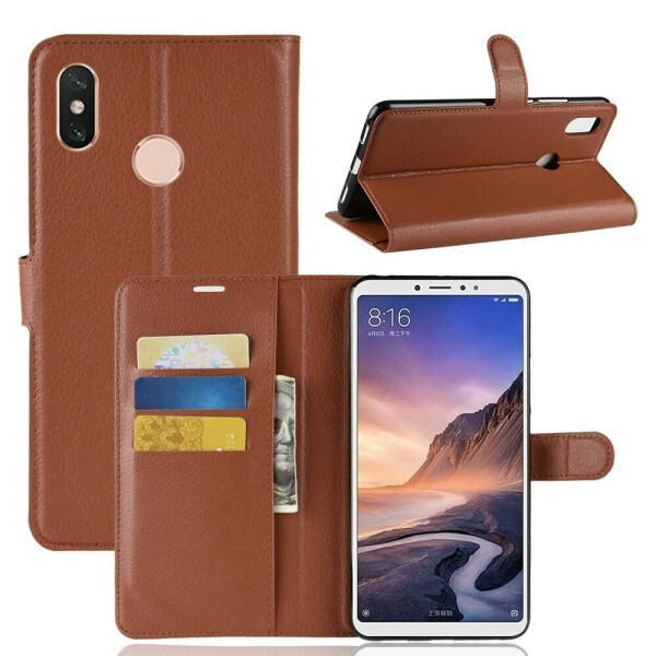 

Чехол-книжка Deexe Book Type для Xiaomi Mi Max 3 - Brown