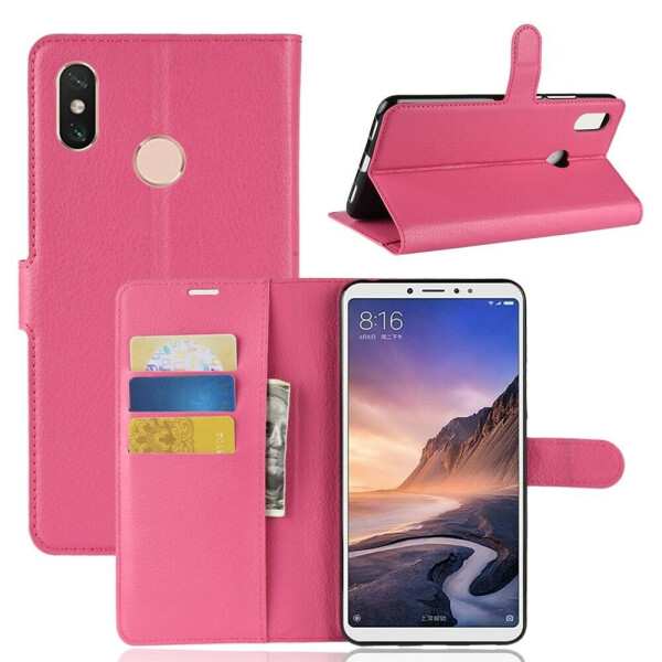 

Чехол-книжка Deexe Book Type для Xiaomi Mi Max 3 - Rose