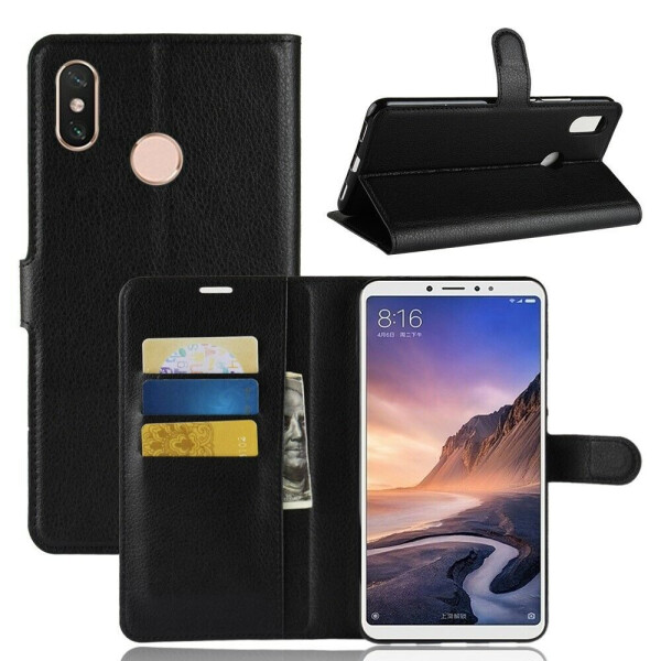 

Чехол-книжка Deexe Book Type для Xiaomi Mi Max 3 - Black