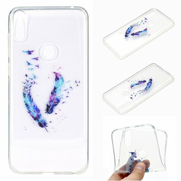 

Силиконовый (TPU) чехол Deexe Pretty Glossy для ASUS Zenfone 5 (ZE620KL) - Feather and Birds