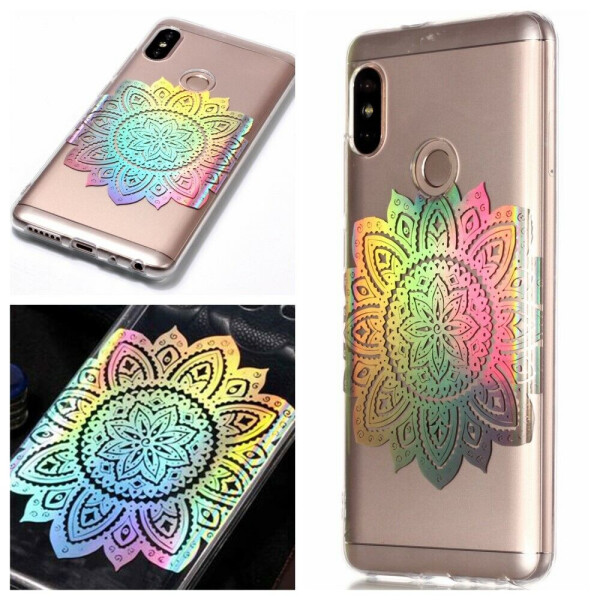 

Силиконовый (TPU) чехол Deexe Colorful Glossy для Xiaomi Redmi Note 5 / Note 5 Pro - Elegant Floret