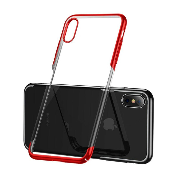 

Пластиковый чехол BASEUS Glitter Series для Apple iPhone XS - Red