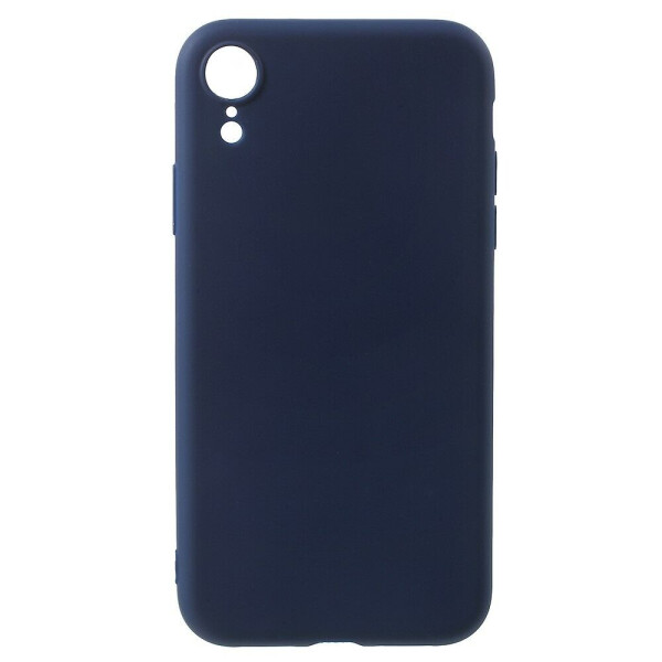 

Силиконовый (TPU) чехол Deexe Matte Case для Apple iPhone XR - Dark Blue
