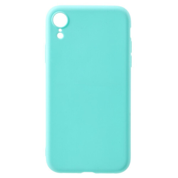 

Силиконовый (TPU) чехол Deexe Matte Case для Apple iPhone XR - Cyan