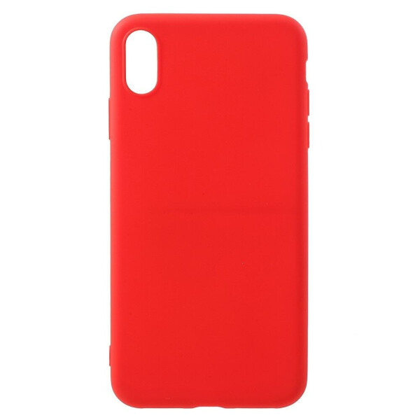 

Силиконовый (TPU) чехол Deexe Matte Case для Apple iPhone XS Max - Red