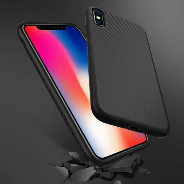 

Защитный чехол UniCase Twill Soft для Apple iPhone XS Max - Black