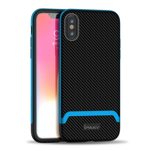

Защитный чехол IPAKY Hybrid Cover для Apple iPhone XS Max - Black / Blue