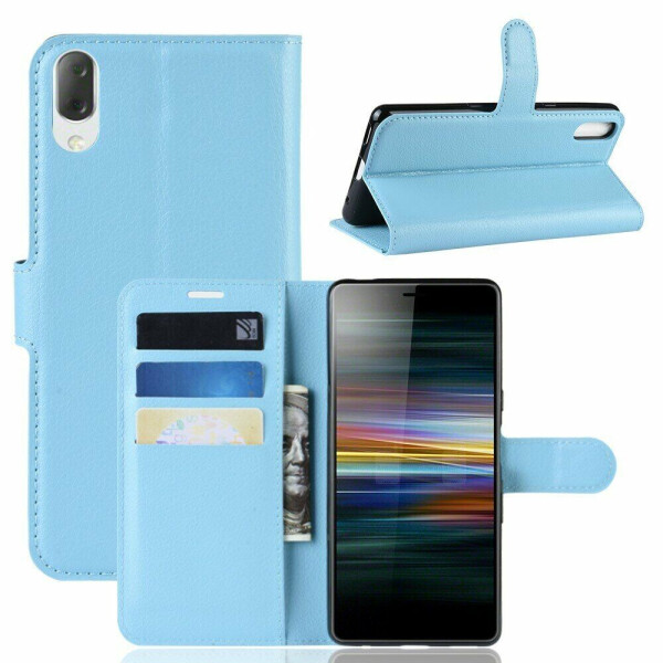 

Чехол-книжка Deexe Book Type для Sony Xperia L3 - Blue