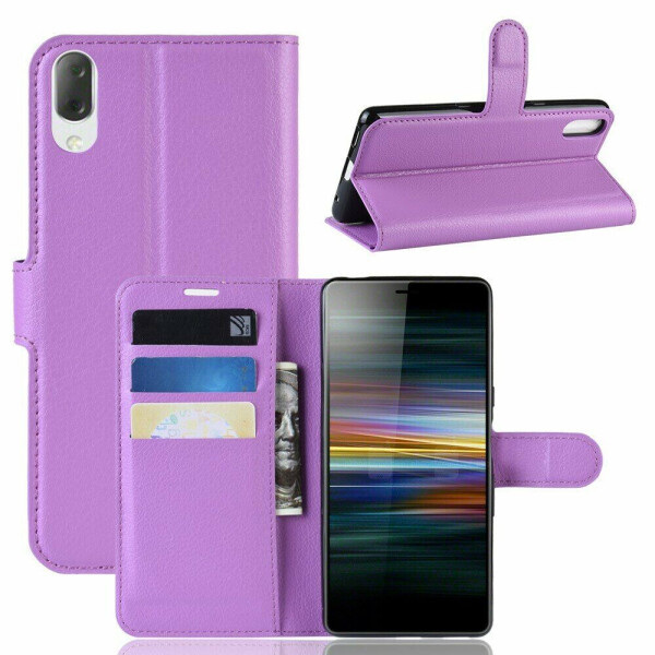 

Чехол-книжка Deexe Book Type для Sony Xperia L3 - Purple