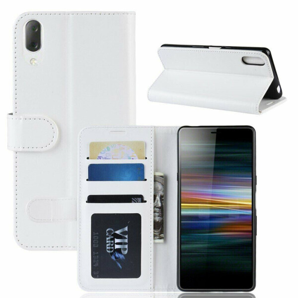 

Чехол-книжка Deexe Wallet Style для Sony Xperia L3 - White