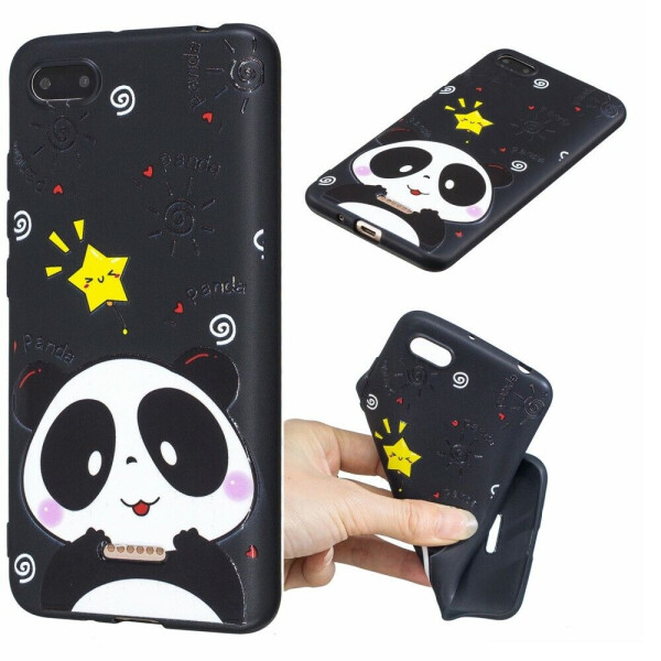 

Силиконовый (TPU) чехол Deexe Life Style для Xiaomi Redmi 6A - Panda