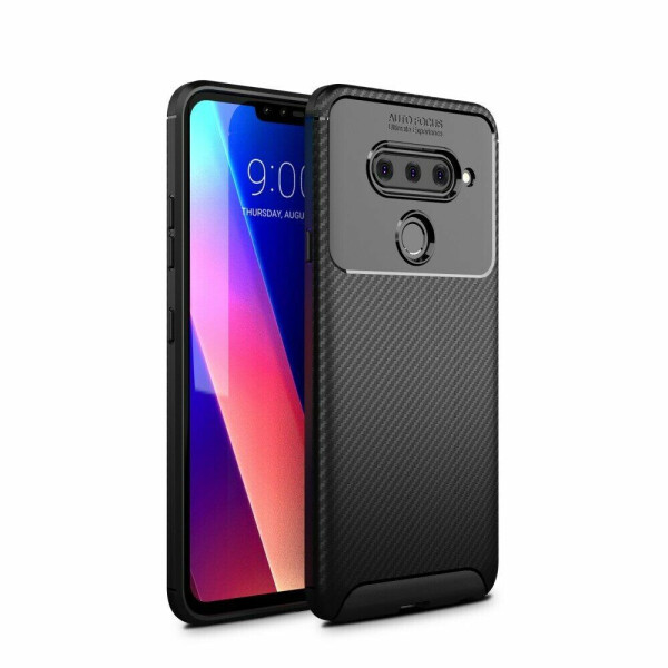 

Защитный чехол Deexe Fusion для LG V40 ThinQ - Black