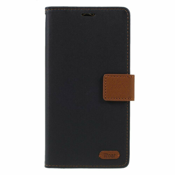 

Чехол-книжка ROAR KOREA Cloth Texture для LG V40 ThinQ - Black