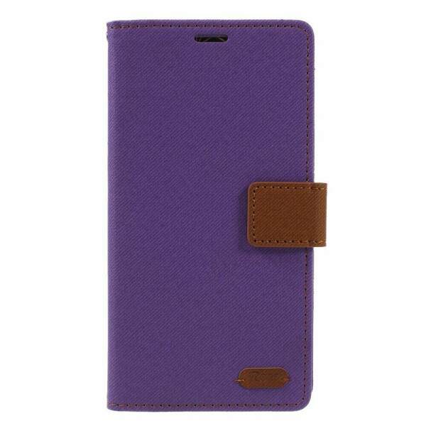 

Чехол-книжка ROAR KOREA Cloth Texture для LG V40 ThinQ - Purple