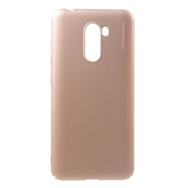 

Пластиковый чехол X-LEVEL Slim для Xiaomi Poco F1 - Gold