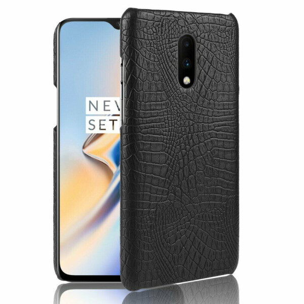 

Защитный чехол Deexe Croco Style для OnePlus 7 - Black