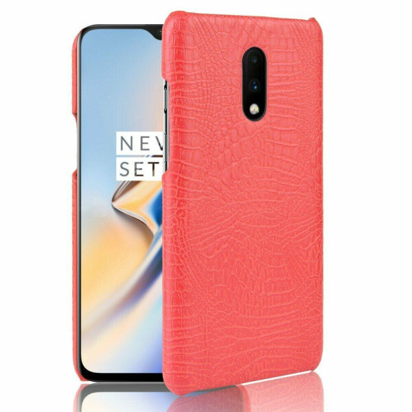 

Защитный чехол Deexe Croco Style для OnePlus 7 - Red
