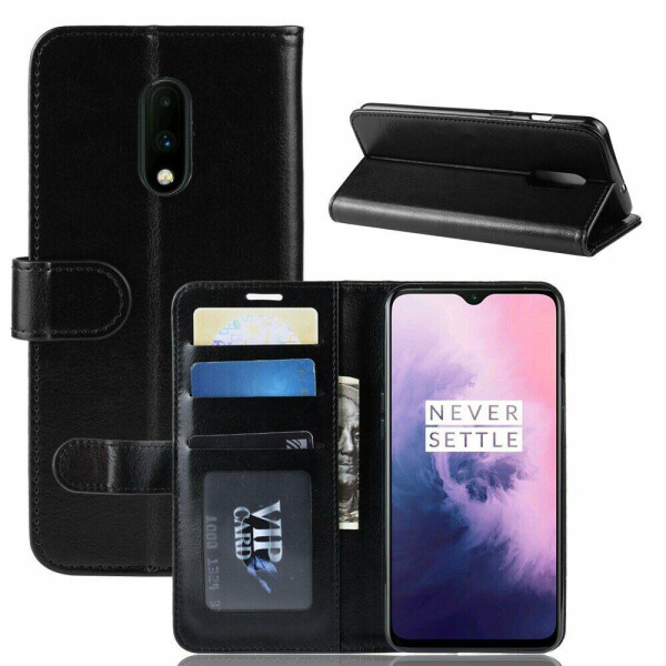 

Чехол-книжка Deexe Wallet Style для OnePlus 7 - Black