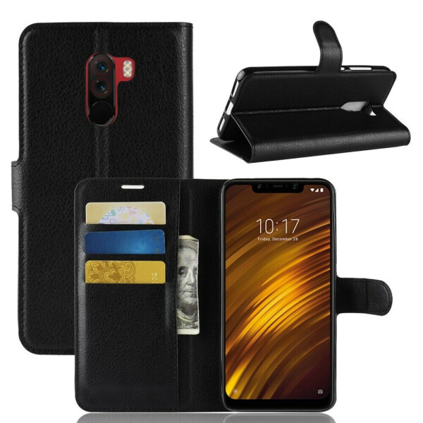 

Чехол-книжка Deexe Book Type для Xiaomi Poco F1 - Black