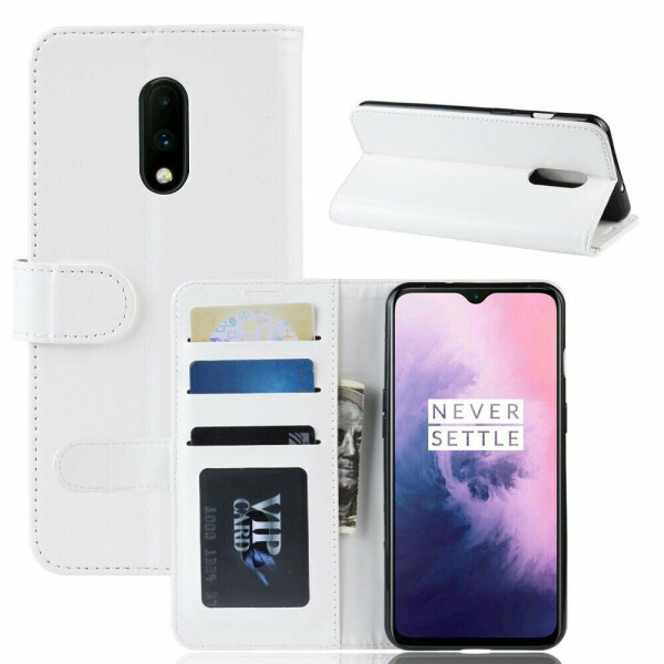 

Чехол-книжка Deexe Wallet Style для OnePlus 7 - White