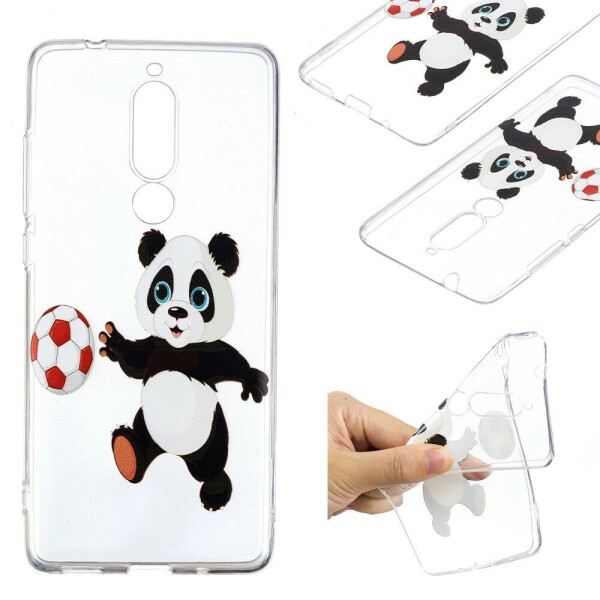 

Силиконовый (TPU) чехол Deexe Pretty Glossy для Nokia 5.1 / Nokia 5 2018 - Panda Playing Football