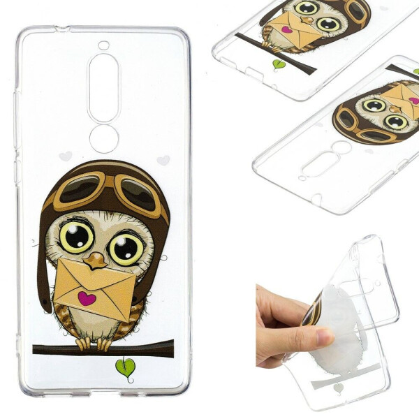 

Силиконовый (TPU) чехол Deexe Pretty Glossy для Nokia 5.1 / Nokia 5 2018 - Owl