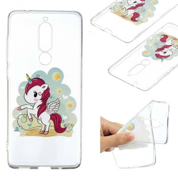 

Силиконовый (TPU) чехол Deexe Pretty Glossy для Nokia 5.1 / Nokia 5 2018 - Unicorn