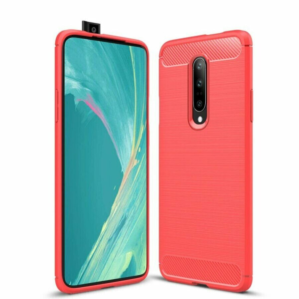 

Защитный чехол UniCase Carbon для OnePlus 7 Pro - Red