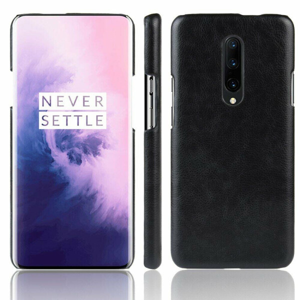 

Защитный чехол Deexe Leather Back Cover для OnePlus 7 Pro - Black