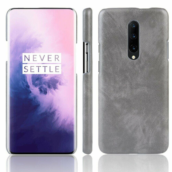 

Защитный чехол Deexe Leather Back Cover для OnePlus 7 Pro - Grey