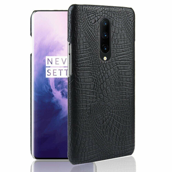 

Защитный чехол Deexe Croco Style для OnePlus 7 Pro - Black