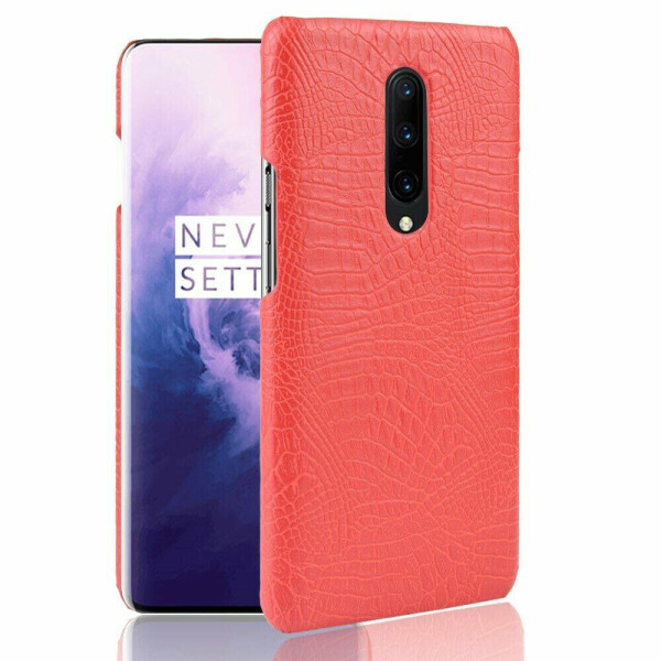 

Защитный чехол Deexe Croco Style для OnePlus 7 Pro - Red