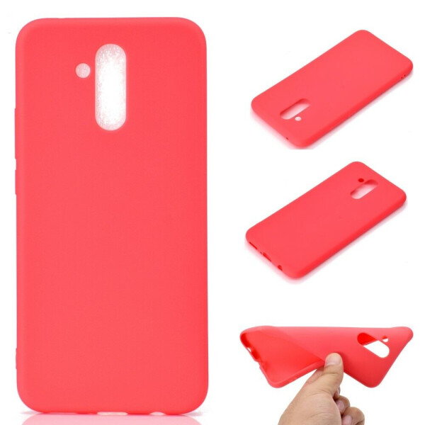 

Силиконовый (TPU) чехол Deexe Matte Case для Huawei Mate 20 Lite - Red