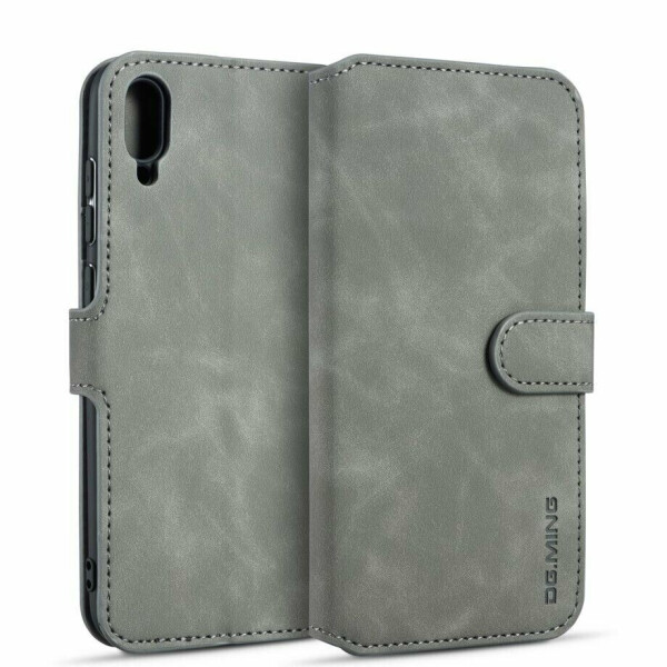 

Чехол DG.MING Retro Style для Huawei Y6 2019 - Grey