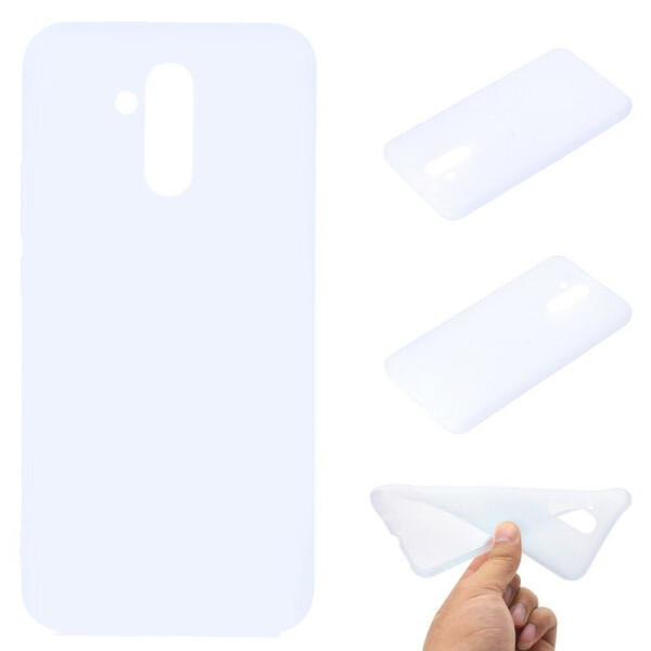

Силиконовый (TPU) чехол Deexe Matte Case для Huawei Mate 20 Lite - White