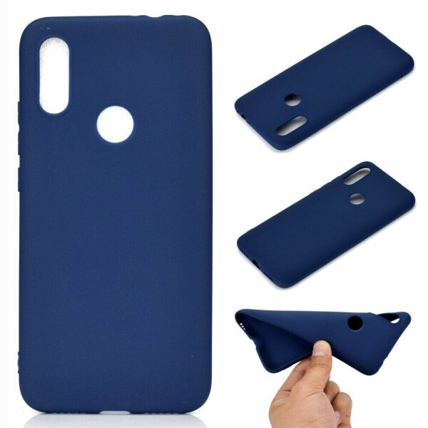 

Силиконовый (TPU) чехол Deexe Matte Case для Xiaomi Redmi 7 - Dark Blue