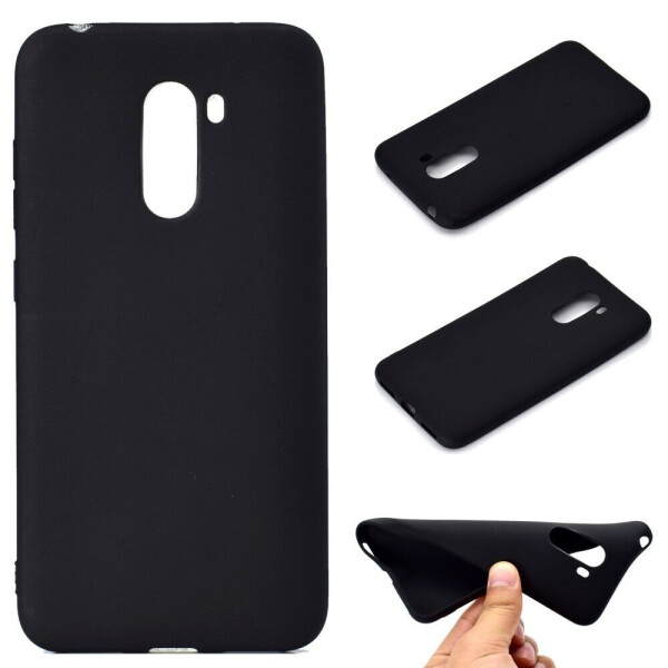 

Силиконовый (TPU) чехол Deexe Matte Case для Xiaomi Poco F1 - Black