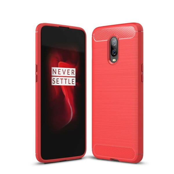 

Защитный чехол UniCase Carbon для OnePlus 6T - Red