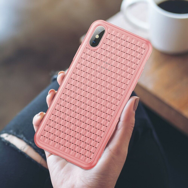 

Силиконовый (TPU) чехол BASEUS BV 2nd Generation для Apple iPhone XS - Pink