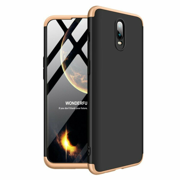 

Защитный чехол GKK Double Dip Case для OnePlus 6T - Black / Gold